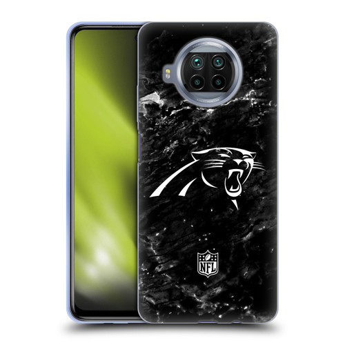 NFL Carolina Panthers Artwork Marble Soft Gel Case for Xiaomi Mi 10T Lite 5G