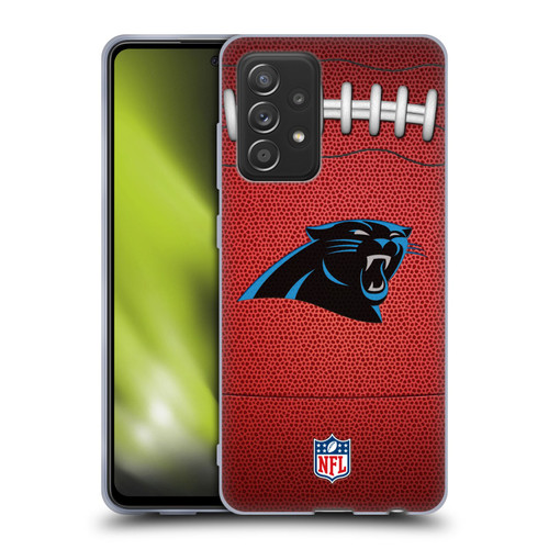 NFL Carolina Panthers Graphics Football Soft Gel Case for Samsung Galaxy A52 / A52s / 5G (2021)