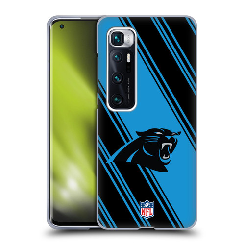 NFL Carolina Panthers Artwork Stripes Soft Gel Case for Xiaomi Mi 10 Ultra 5G