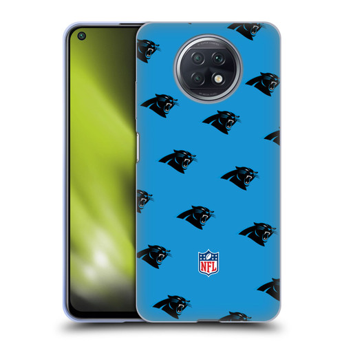 NFL Carolina Panthers Artwork Patterns Soft Gel Case for Xiaomi Redmi Note 9T 5G