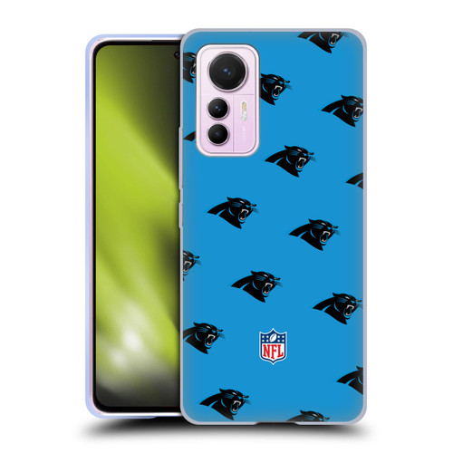 NFL Carolina Panthers Artwork Patterns Soft Gel Case for Xiaomi 12 Lite