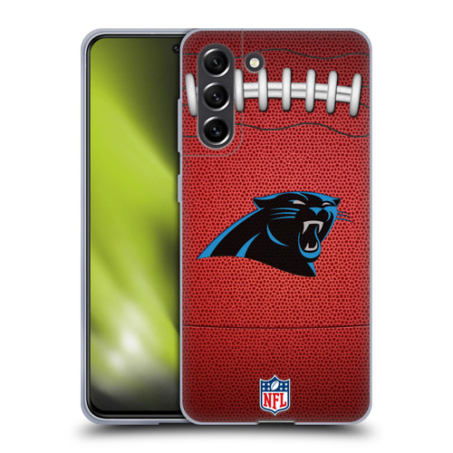 NFL Carolina Panthers Graphics Football Soft Gel Case for Samsung Galaxy S21 FE 5G