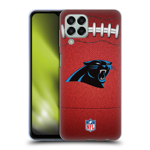 NFL Carolina Panthers Graphics Football Soft Gel Case for Samsung Galaxy M33 (2022)