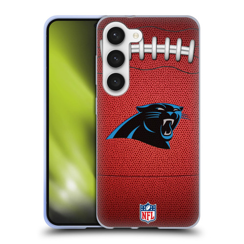 NFL Carolina Panthers Graphics Football Soft Gel Case for Samsung Galaxy S23 5G