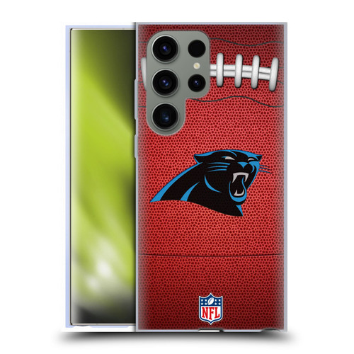 NFL Carolina Panthers Graphics Football Soft Gel Case for Samsung Galaxy S23 Ultra 5G