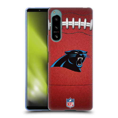 NFL Carolina Panthers Graphics Football Soft Gel Case for Sony Xperia 5 IV
