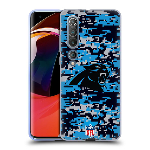 NFL Carolina Panthers Graphics Digital Camouflage Soft Gel Case for Xiaomi Mi 10 5G / Mi 10 Pro 5G