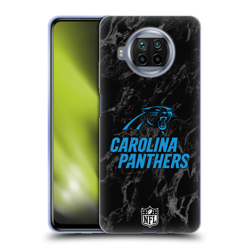 NFL Carolina Panthers Graphics Coloured Marble Soft Gel Case for Xiaomi Mi 10T Lite 5G