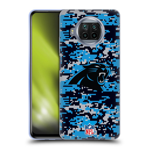 NFL Carolina Panthers Graphics Digital Camouflage Soft Gel Case for Xiaomi Mi 10T Lite 5G