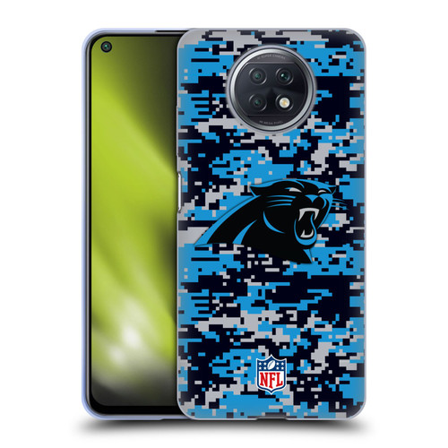 NFL Carolina Panthers Graphics Digital Camouflage Soft Gel Case for Xiaomi Redmi Note 9T 5G