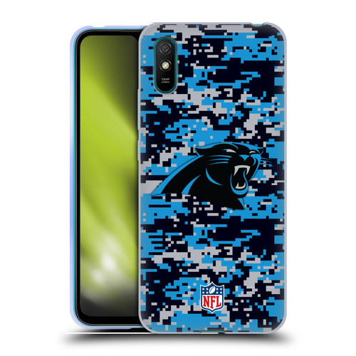 NFL Carolina Panthers Graphics Digital Camouflage Soft Gel Case for Xiaomi Redmi 9A / Redmi 9AT