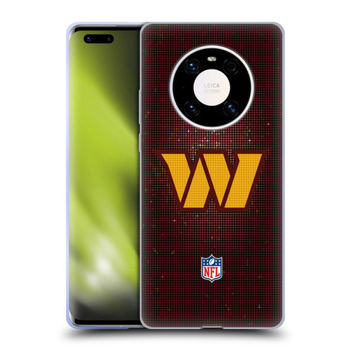 NFL Washington Football Team Artwork LED Soft Gel Case for Huawei Mate 40 Pro 5G