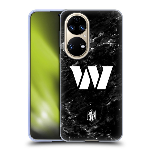 NFL Washington Football Team Artwork Marble Soft Gel Case for Huawei P50