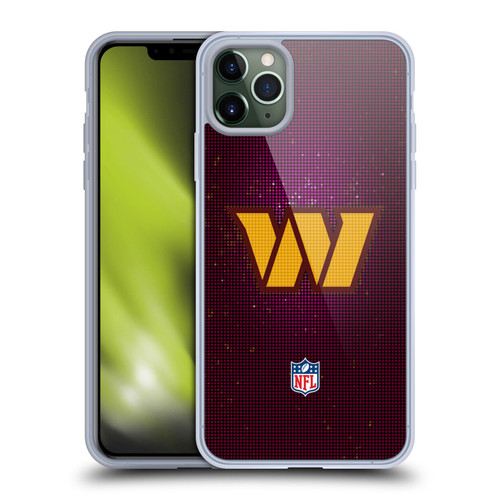 NFL Washington Football Team Artwork LED Soft Gel Case for Apple iPhone 11 Pro Max