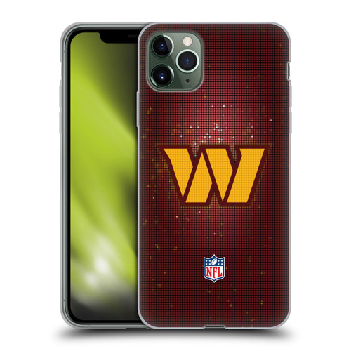 NFL Washington Football Team Artwork LED Soft Gel Case for Apple iPhone 11 Pro Max