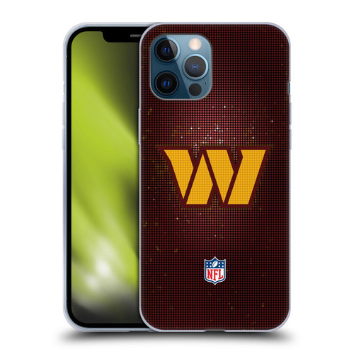 NFL Washington Football Team Artwork LED Soft Gel Case for Apple iPhone 12 Pro Max