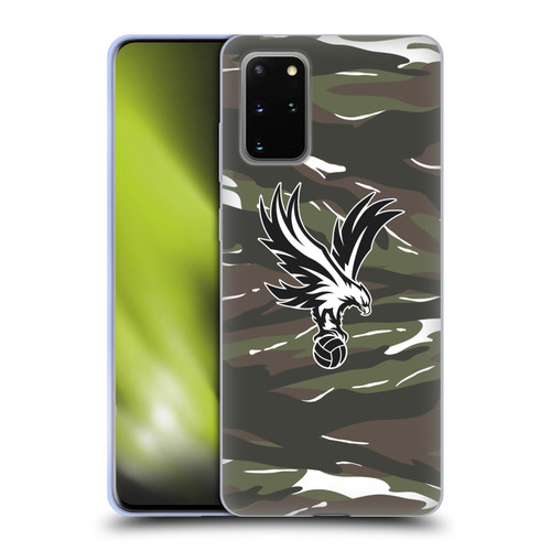 Crystal Palace FC Crest Woodland Camouflage Soft Gel Case for Samsung Galaxy S20+ / S20+ 5G