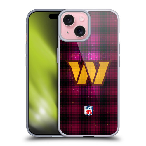 NFL Washington Football Team Artwork LED Soft Gel Case for Apple iPhone 15