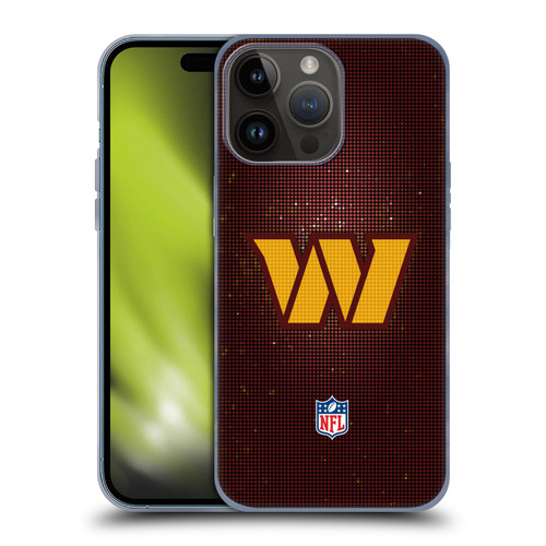 NFL Washington Football Team Artwork LED Soft Gel Case for Apple iPhone 15 Pro Max
