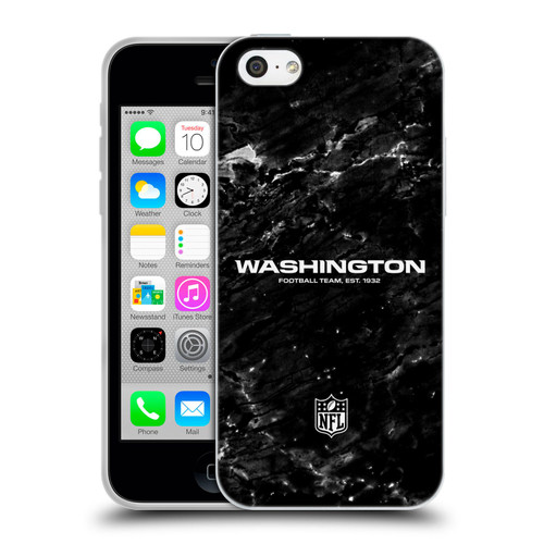 NFL Washington Football Team Artwork Marble Soft Gel Case for Apple iPhone 5c