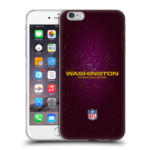 NFL Washington Football Team Artwork LED Soft Gel Case for Apple iPhone 6 Plus / iPhone 6s Plus
