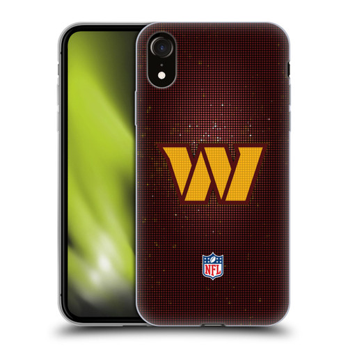 NFL Washington Football Team Artwork LED Soft Gel Case for Apple iPhone XR