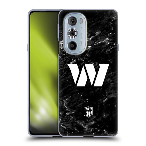 NFL Washington Football Team Artwork Marble Soft Gel Case for Motorola Edge X30