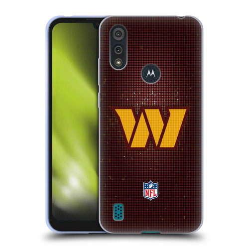 NFL Washington Football Team Artwork LED Soft Gel Case for Motorola Moto E6s (2020)