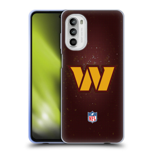 NFL Washington Football Team Artwork LED Soft Gel Case for Motorola Moto G52