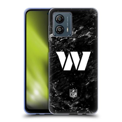 NFL Washington Football Team Artwork Marble Soft Gel Case for Motorola Moto G53 5G