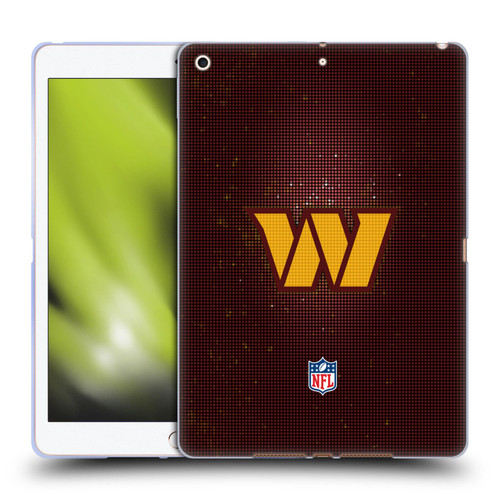 NFL Washington Football Team Artwork LED Soft Gel Case for Apple iPad 10.2 2019/2020/2021