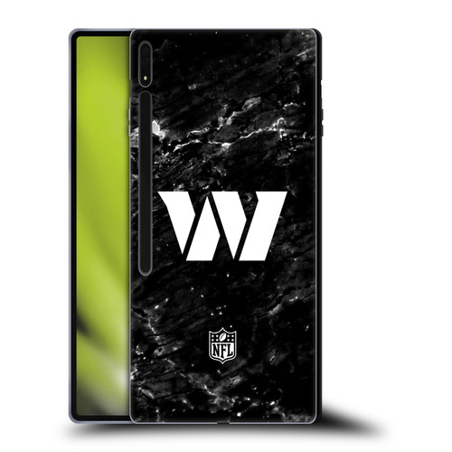NFL Washington Football Team Artwork Marble Soft Gel Case for Samsung Galaxy Tab S8 Ultra