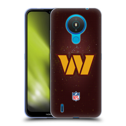 NFL Washington Football Team Artwork LED Soft Gel Case for Nokia 1.4
