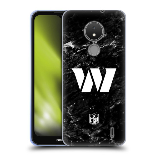 NFL Washington Football Team Artwork Marble Soft Gel Case for Nokia C21