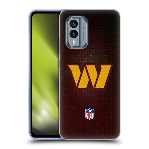 NFL Washington Football Team Artwork LED Soft Gel Case for Nokia X30
