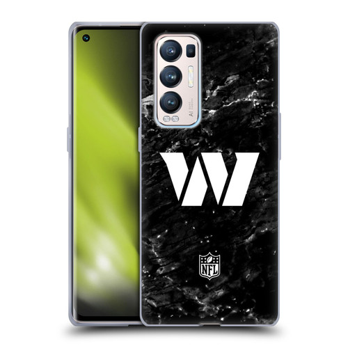 NFL Washington Football Team Artwork Marble Soft Gel Case for OPPO Find X3 Neo / Reno5 Pro+ 5G