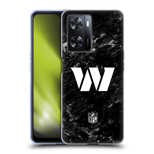 NFL Washington Football Team Artwork Marble Soft Gel Case for OPPO A57s