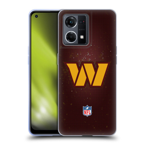 NFL Washington Football Team Artwork LED Soft Gel Case for OPPO Reno8 4G