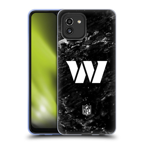 NFL Washington Football Team Artwork Marble Soft Gel Case for Samsung Galaxy A03 (2021)