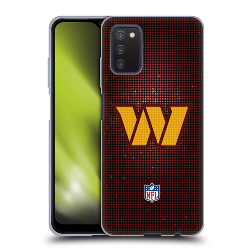 NFL Washington Football Team Artwork LED Soft Gel Case for Samsung Galaxy A03s (2021)