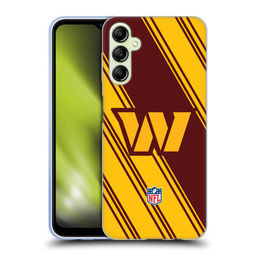 NFL Washington Football Team Artwork Stripes Soft Gel Case for Samsung Galaxy A14 5G
