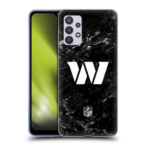 NFL Washington Football Team Artwork Marble Soft Gel Case for Samsung Galaxy A32 5G / M32 5G (2021)