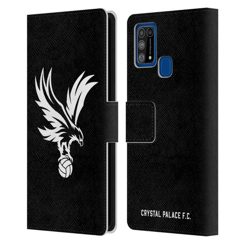 Crystal Palace FC Crest Eagle Grey Leather Book Wallet Case Cover For Samsung Galaxy M31 (2020)