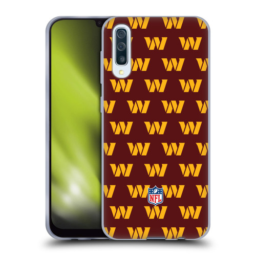 NFL Washington Football Team Artwork Patterns Soft Gel Case for Samsung Galaxy A50/A30s (2019)