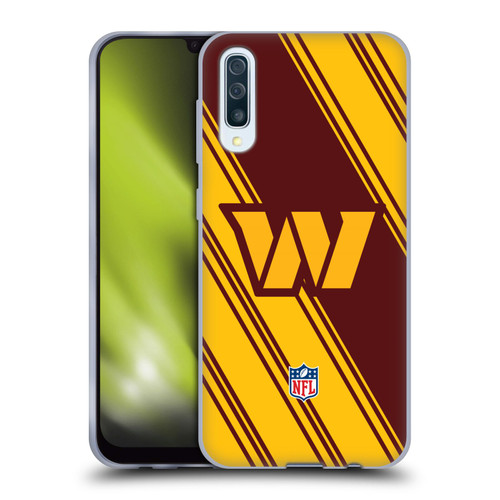 NFL Washington Football Team Artwork Stripes Soft Gel Case for Samsung Galaxy A50/A30s (2019)