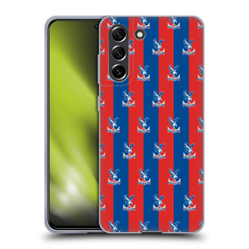 Crystal Palace FC Crest Pattern Soft Gel Case for Samsung Galaxy S21 FE 5G
