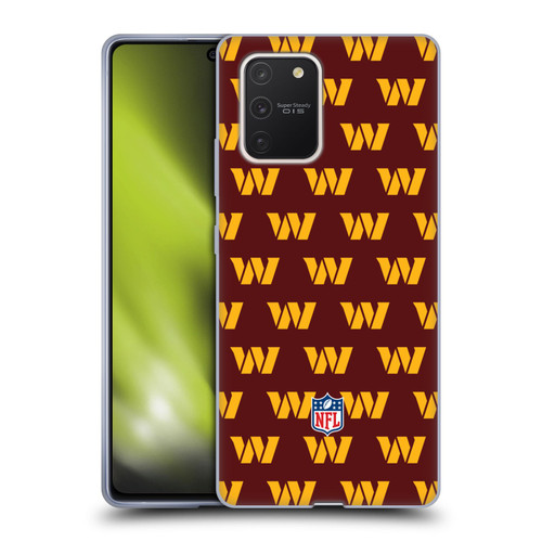 NFL Washington Football Team Artwork Patterns Soft Gel Case for Samsung Galaxy S10 Lite