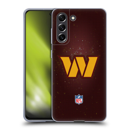NFL Washington Football Team Artwork LED Soft Gel Case for Samsung Galaxy S21 FE 5G