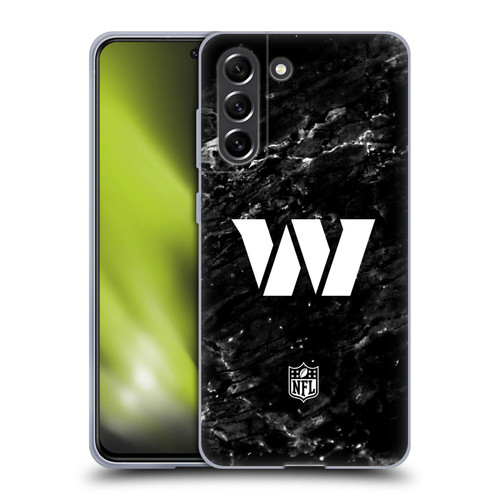 NFL Washington Football Team Artwork Marble Soft Gel Case for Samsung Galaxy S21 FE 5G