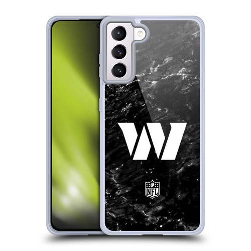 NFL Washington Football Team Artwork Marble Soft Gel Case for Samsung Galaxy S21+ 5G